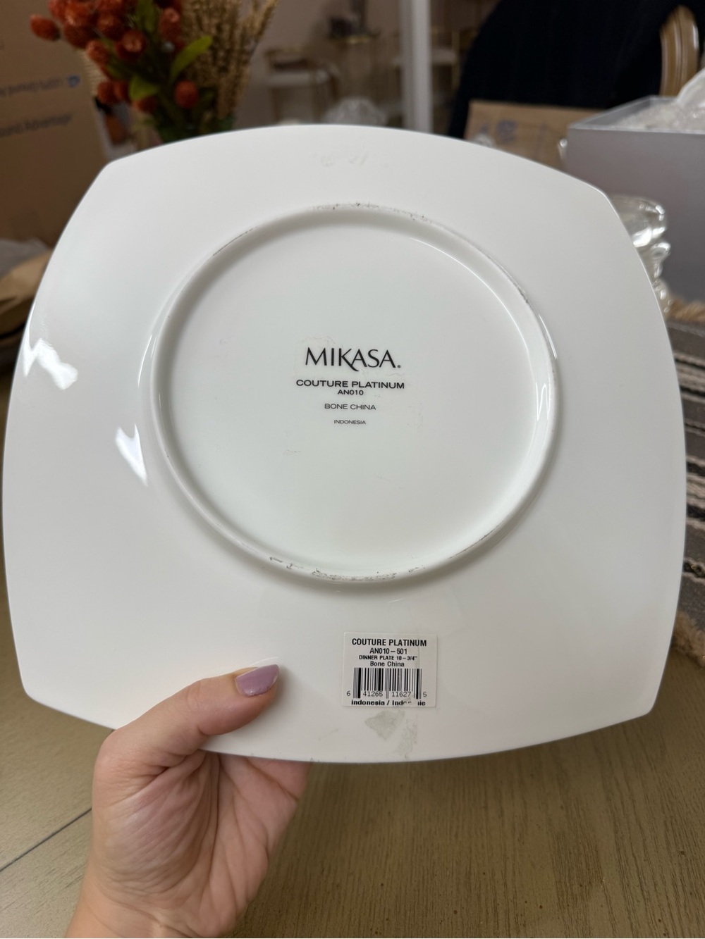 Mikasa Couture Platinum AN010 4-Piece Place Setting Bone China NEW w/ Stickers - Picture 11 of 11